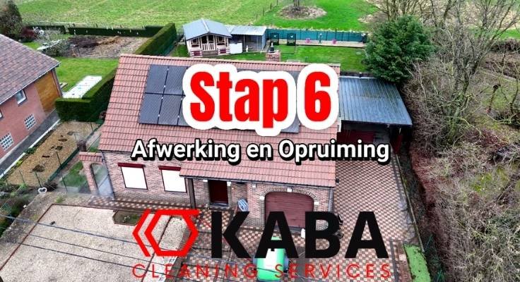 Stap 6 - Afwerking en Opruiming